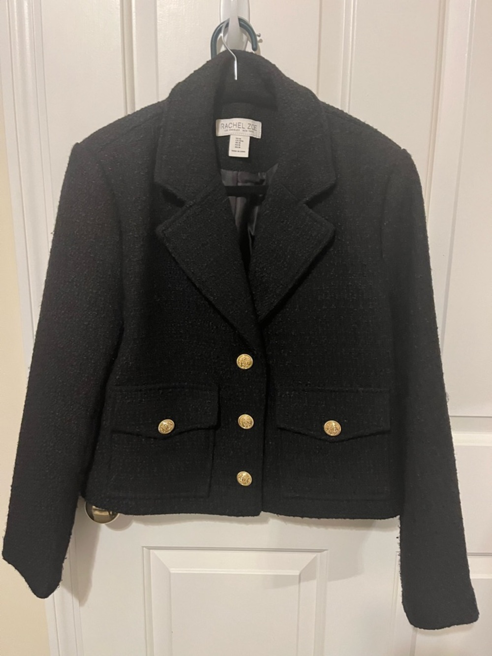 Rachel Zoe Women’s Black Textured Jacket